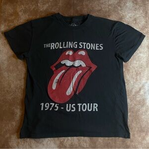 The Rolling Stones 1975 US Tour t-shirt